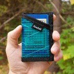 Cyan Minimalist Sailcloth Card Holder Wallet