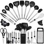 33-Piece Silicone Kitchen Utensil Set