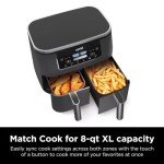 Ninja 8 Quart DualZone Air Fryer with Baskets