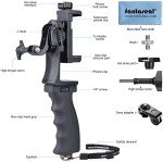 2-in-1 Ergonomic Action Camera & Smartphone Stabilizer