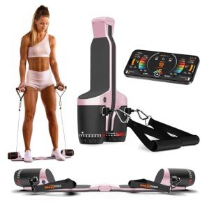 MAXPRO Portable Smart Cable Gym - Power Me Pink