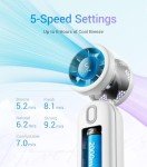 High-Speed Portable Handheld USB Rechargeable Fan