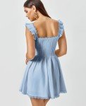 Women's Cute Blue Mini Corset Dress for Parties