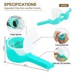 Moylie Food Storage Bag Clips with Pour Spouts(6 Pack)