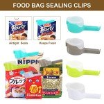 Moylie Food Storage Bag Clips with Pour Spouts(6 Pack)