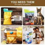 Moylie Food Storage Bag Clips with Pour Spouts(6 Pack)