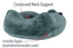 AirComfy Inflatable Travel Pillow - Daydreamer Grey