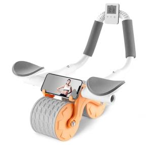 Ab Roller Wheel with Timer & Knee Mat