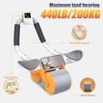 Ab Roller Wheel with Timer & Knee Mat