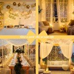 300 LED Remote Control Fairy Curtain Lights