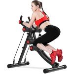 Fitlaya Home Gym Ab Workout Equipment with Bands