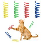 Colorful Bouncy Coils Cat Toy - 10 Pack