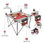 Portable Folding Wine Table for Outdoor Fun
