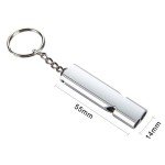 2 Pack Emergency Survival Whistles with Keychain