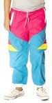 Retro Neon Windbreaker Pants – 80s & 90s Vibe