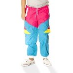Retro Neon Windbreaker Pants – 80s & 90s Vibe