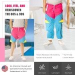 Retro Neon Windbreaker Pants – 80s & 90s Vibe