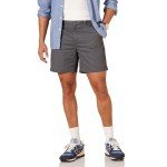 Men's 7" Classic-Fit Chino Shorts - Charcoal