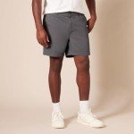 Men's 7" Classic-Fit Chino Shorts - Charcoal