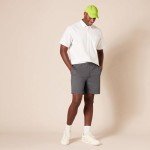Men's 7" Classic-Fit Chino Shorts - Charcoal
