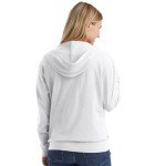 Hanes Women's White Slub Hoodie - Small