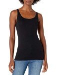 Slim-Fit Thin Strap Tank Top 2-Pack – Black/White