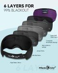 Bluetooth Sleep Mask Headphones for Side Sleepers