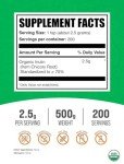 Organic Inulin Powder - Vegan Soluble Fiber 500g