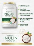 Carlyle Organic Inulin Powder - Prebiotic Fiber Supplement