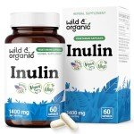 Organic Inulin Prebiotic Fiber Capsules for Gut Health