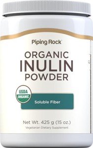 Organic Inulin Powder 15 oz - Prebiotic Fiber