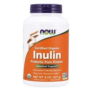 NOW Foods Organic Inulin Supplement - 8 oz (3-Pack)