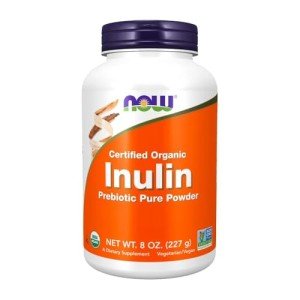 NOW Foods Organic Inulin Supplement - 8 oz (3-Pack)