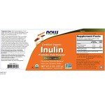 Organic Inulin Powder - Now Foods 8 Oz