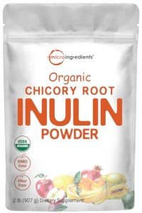 Organic Chicory Root Inulin Powder - 2 lbs