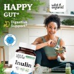 Organic Inulin Prebiotic Fiber Capsules for Gut Health