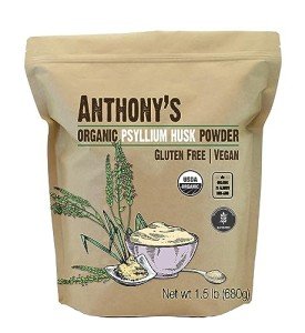 Anthony's Organic Psyllium Husk Powder - 1.5 lb