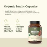 Organic Inulin Capsules - 520mg, 100 Pills