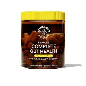 Beekeeper's Naturals 3-in-1 Gut Health Capsules