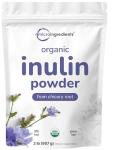 Organic Chicory Root Inulin Powder - 2 lbs