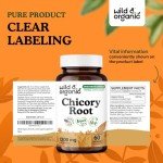 Organic Chicory Root Capsules for Digestive Support