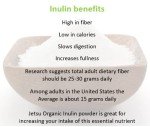 Organic Chicory Root Inulin Powder - 8oz
