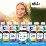 Organic Inulin Prebiotic Fiber Capsules for Gut Health