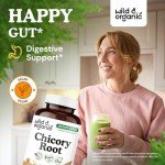 Organic Chicory Root Capsules for Digestive Support
