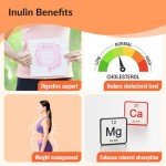 Pure Inulin FOS Powder - Vegan Prebiotic (2 lb)