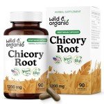 Organic Chicory Root Capsules for Gut Health - 90 Count