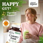 Organic Chicory Root Capsules for Gut Health - 90 Count
