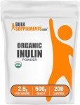 Organic Inulin Powder - Vegan Soluble Fiber 500g