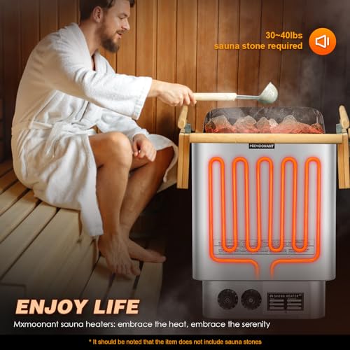 Mxmoonant 6KW 220V Electric Sauna Heater Stove for Home Spa