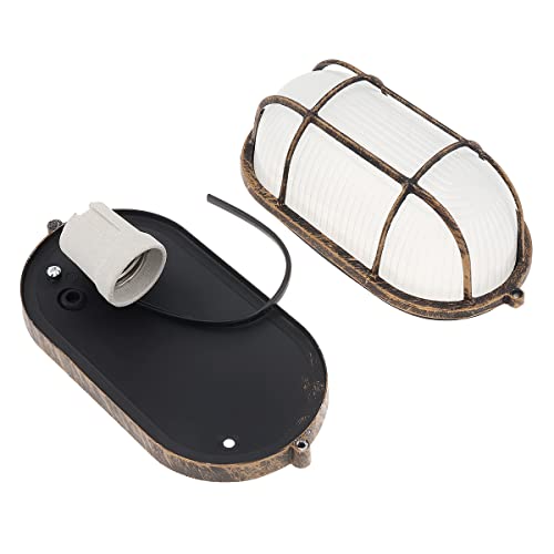 Antique Copper Nautical Wall Light for Saunas